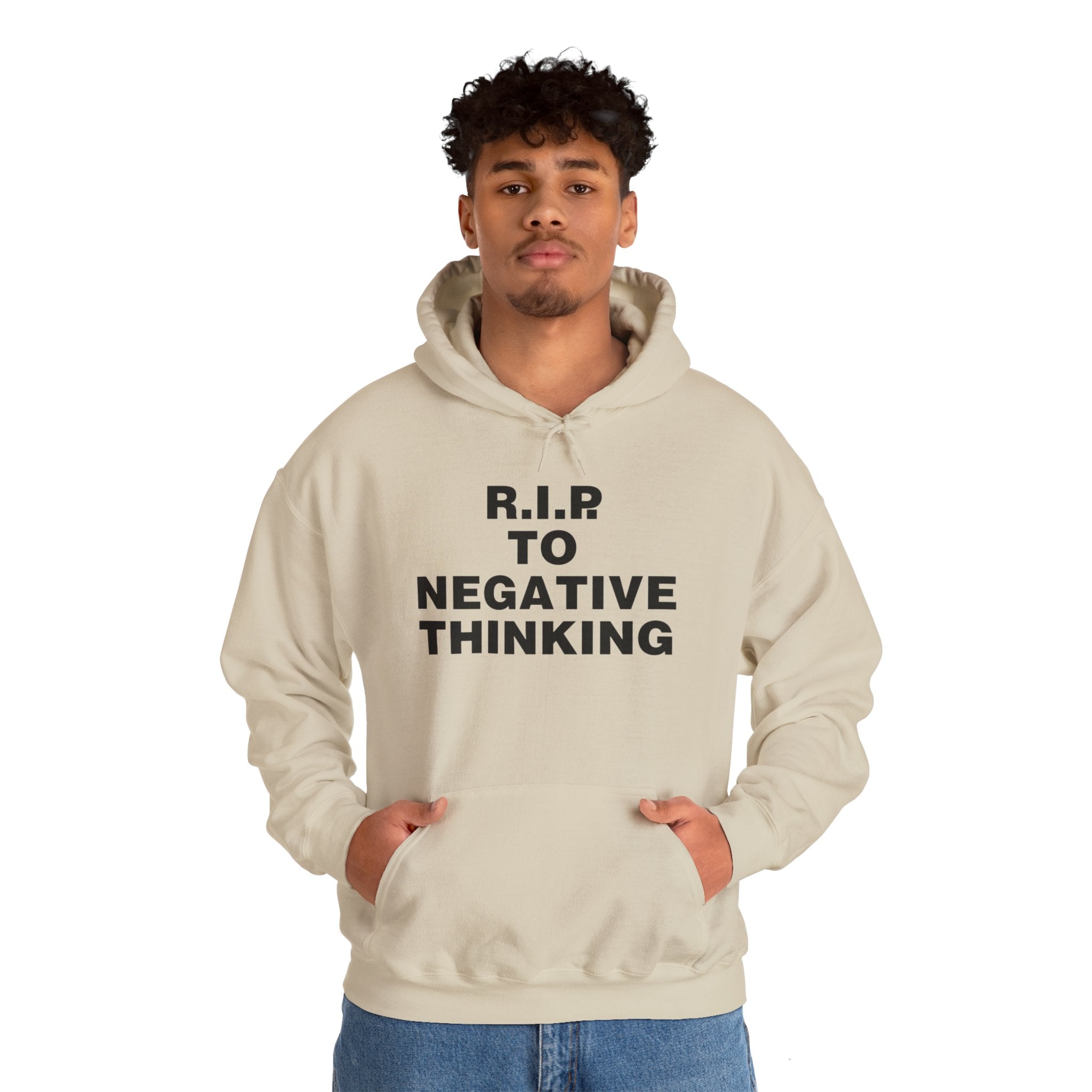 R.I.P. to Negative Thinking Unisex Heavy Blend™ Hooded Sweatshirt