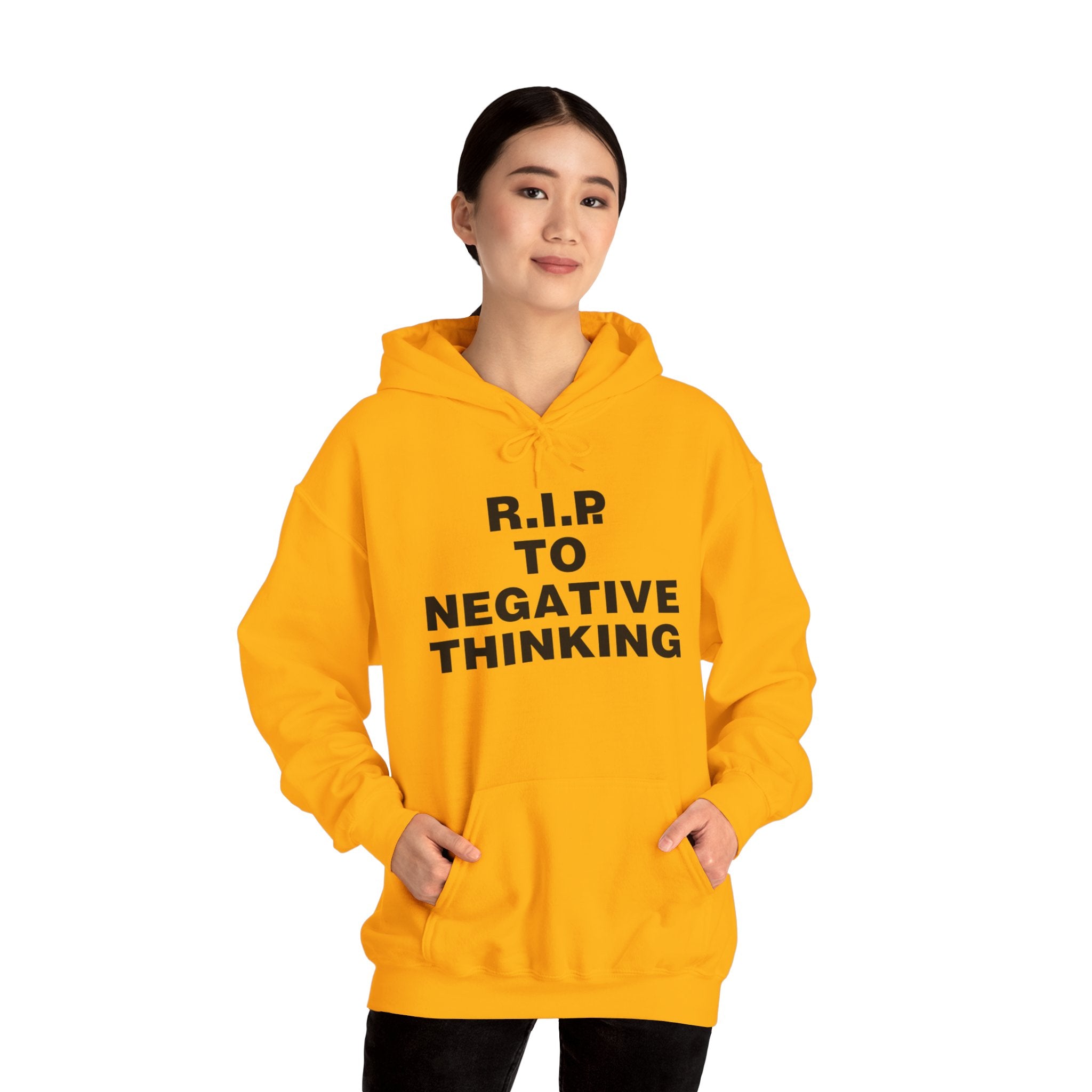 R.I.P. to Negative Thinking Unisex Heavy Blend™ Hooded Sweatshirt