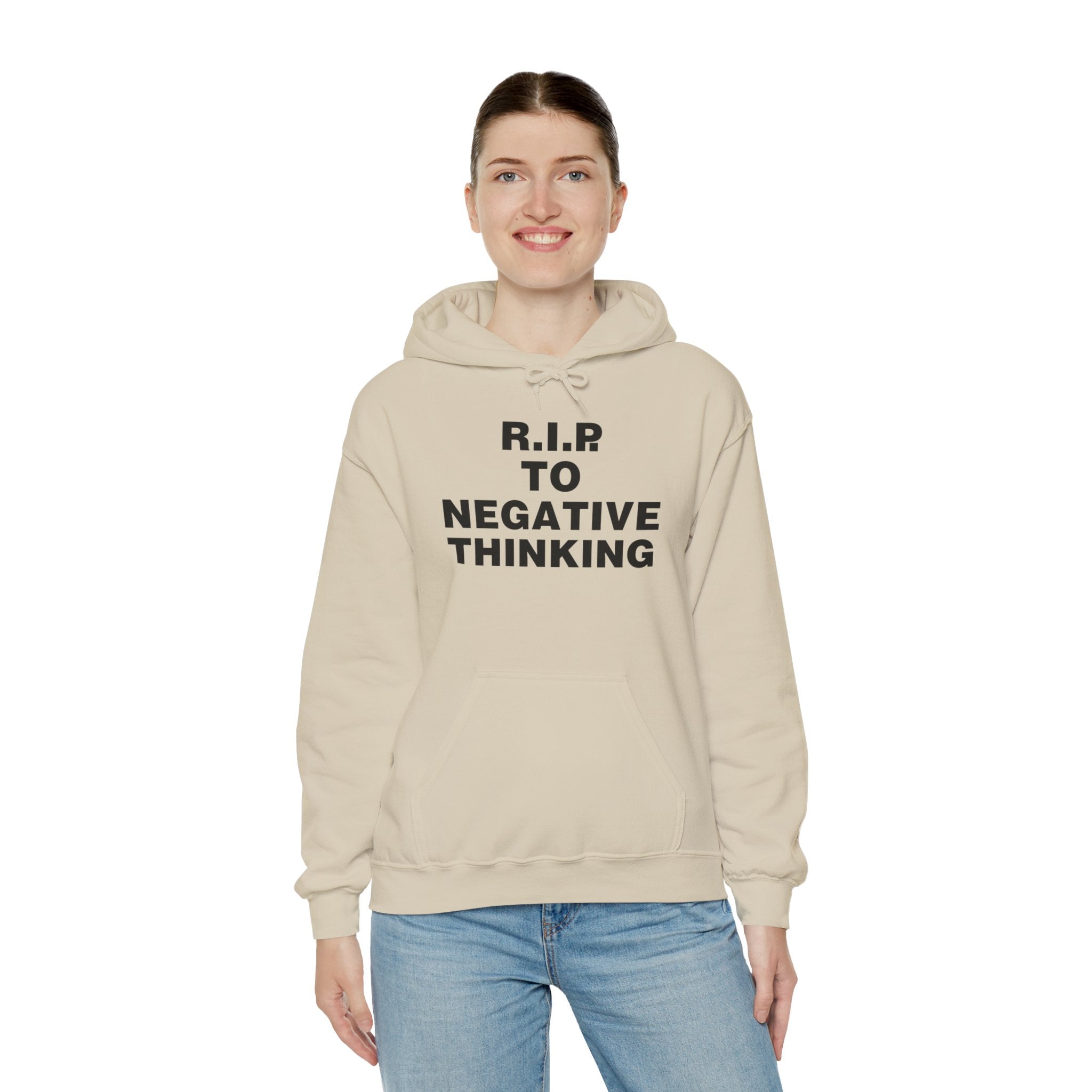 R.I.P. to Negative Thinking Unisex Heavy Blend™ Hooded Sweatshirt