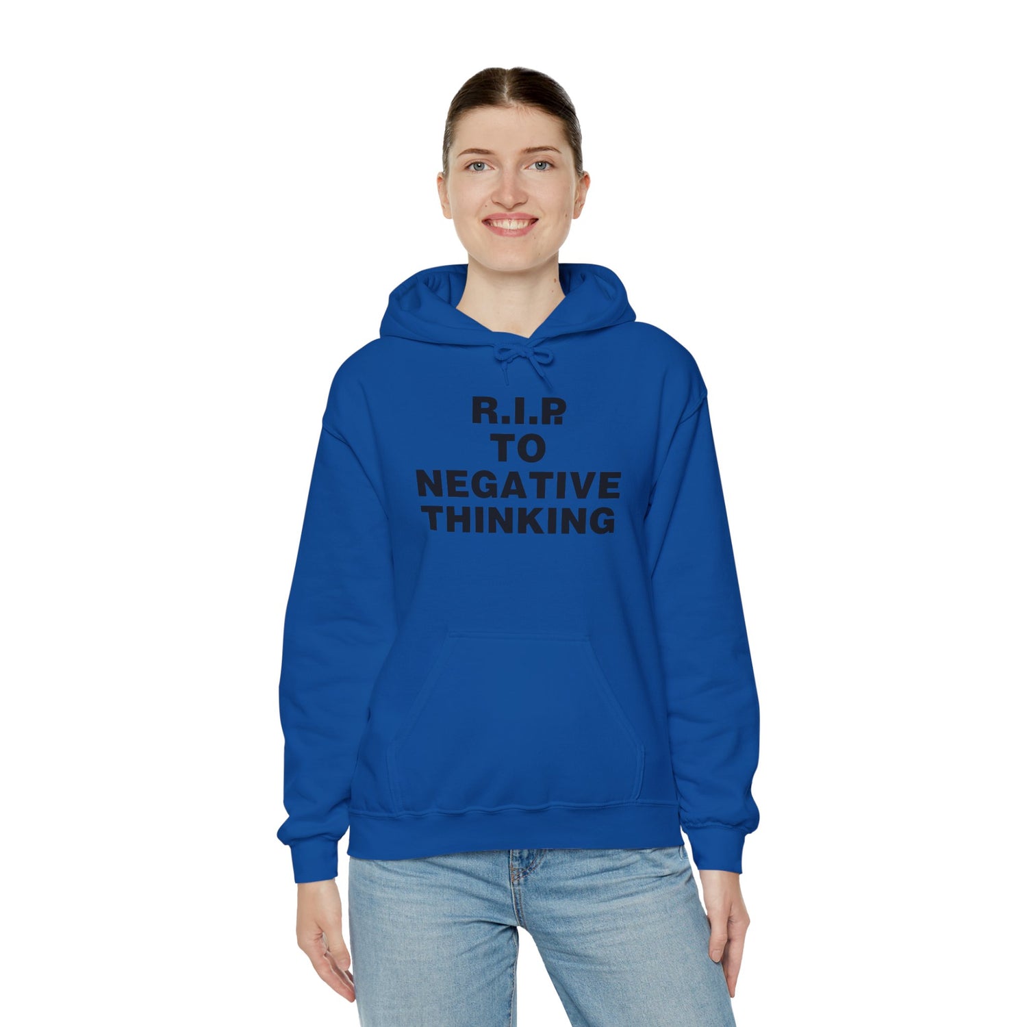 R.I.P. to Negative Thinking Unisex Heavy Blend™ Hooded Sweatshirt