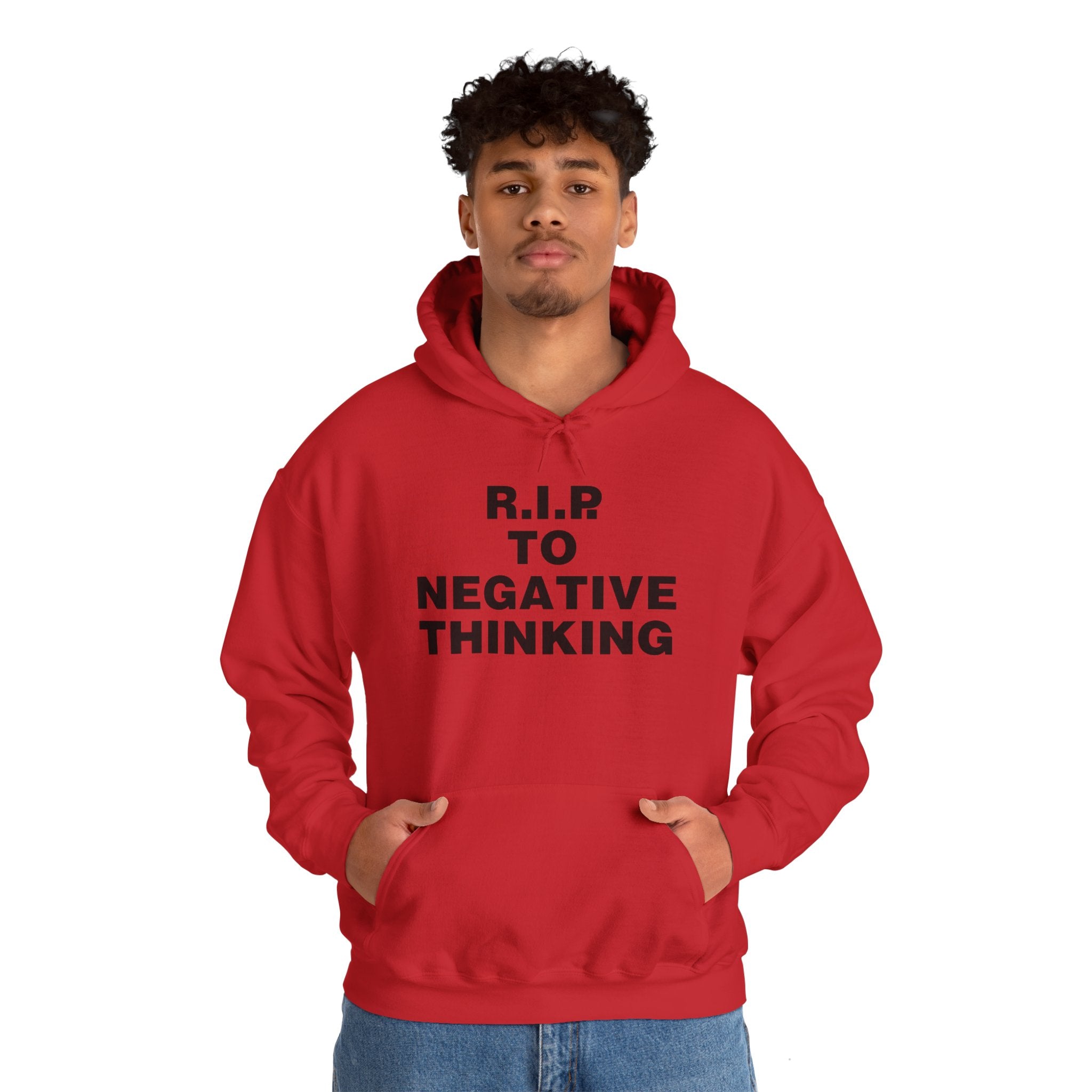 R.I.P. to Negative Thinking Unisex Heavy Blend™ Hooded Sweatshirt