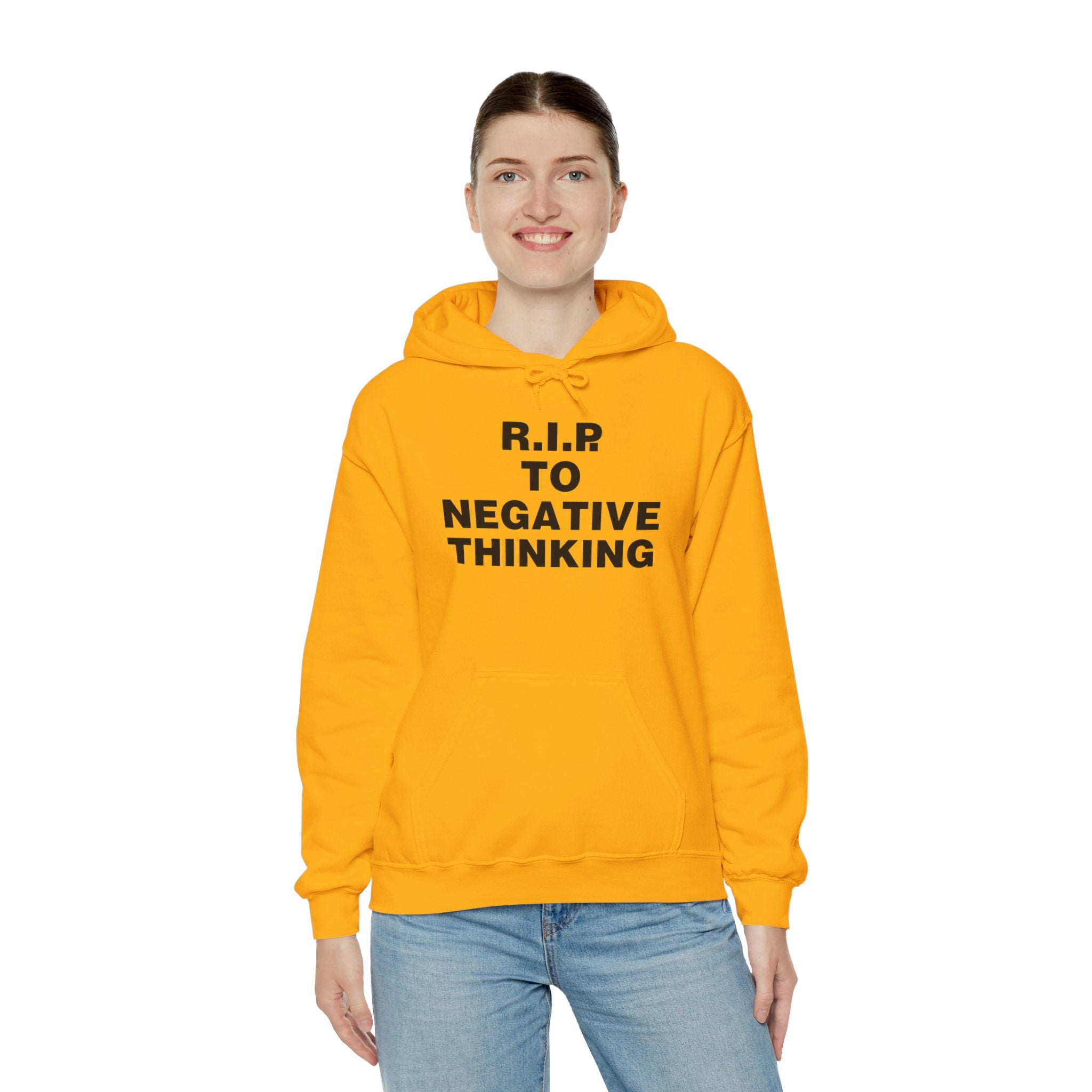 R.I.P. to Negative Thinking Unisex Heavy Blend™ Hooded Sweatshirt