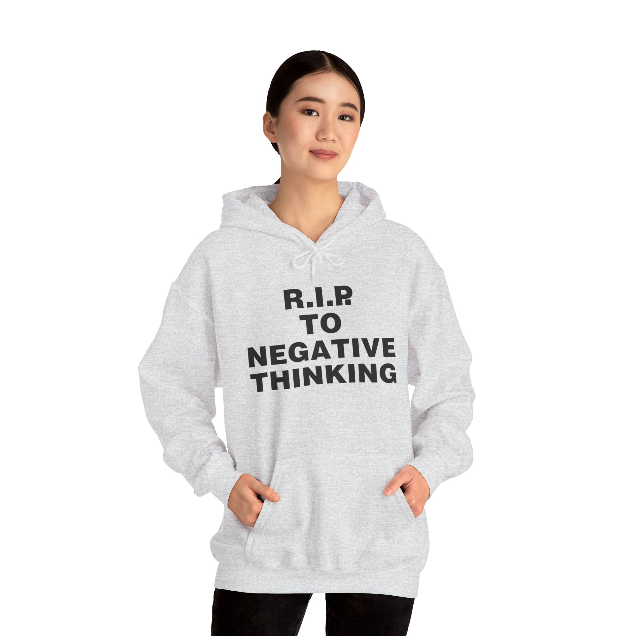 R.I.P. to Negative Thinking Unisex Heavy Blend™ Hooded Sweatshirt