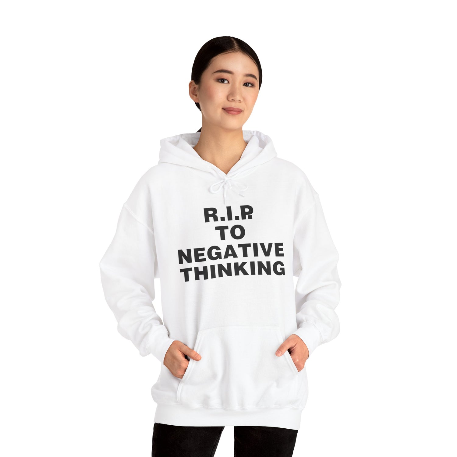 R.I.P. to Negative Thinking Unisex Heavy Blend™ Hooded Sweatshirt