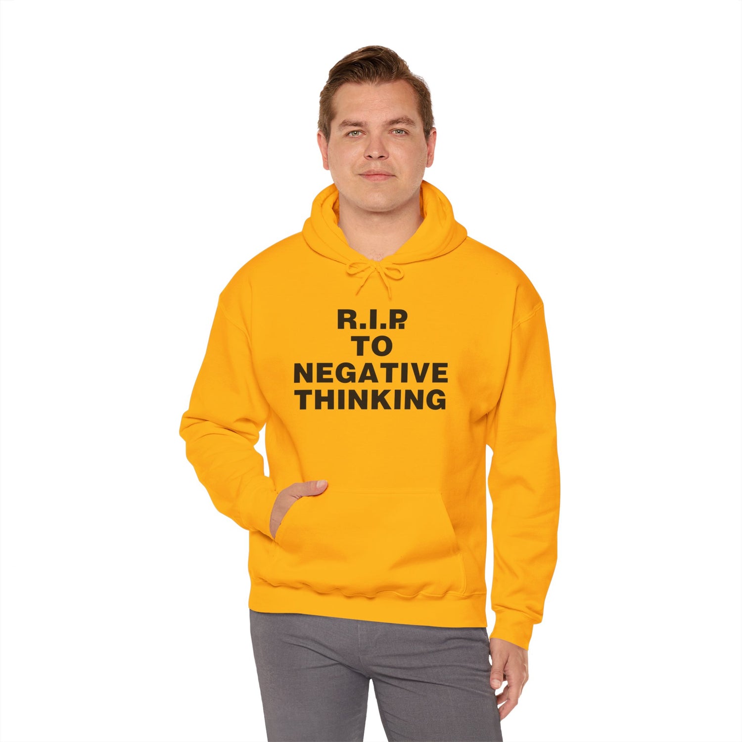 R.I.P. to Negative Thinking Unisex Heavy Blend™ Hooded Sweatshirt