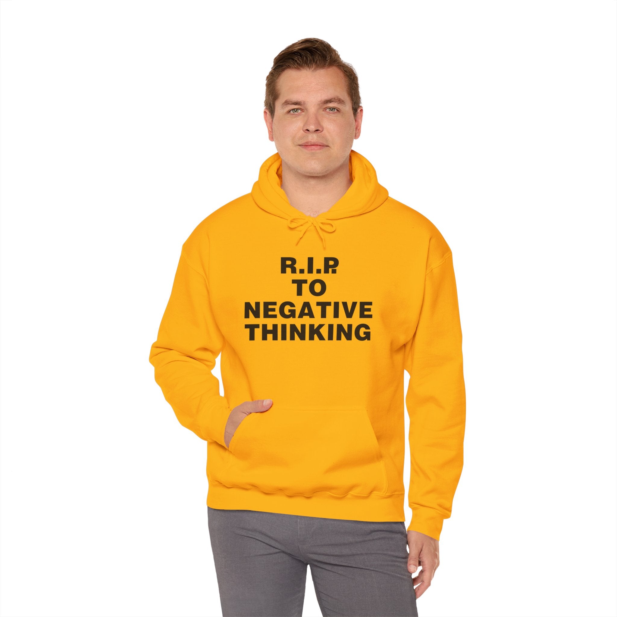 R.I.P. to Negative Thinking Unisex Heavy Blend™ Hooded Sweatshirt