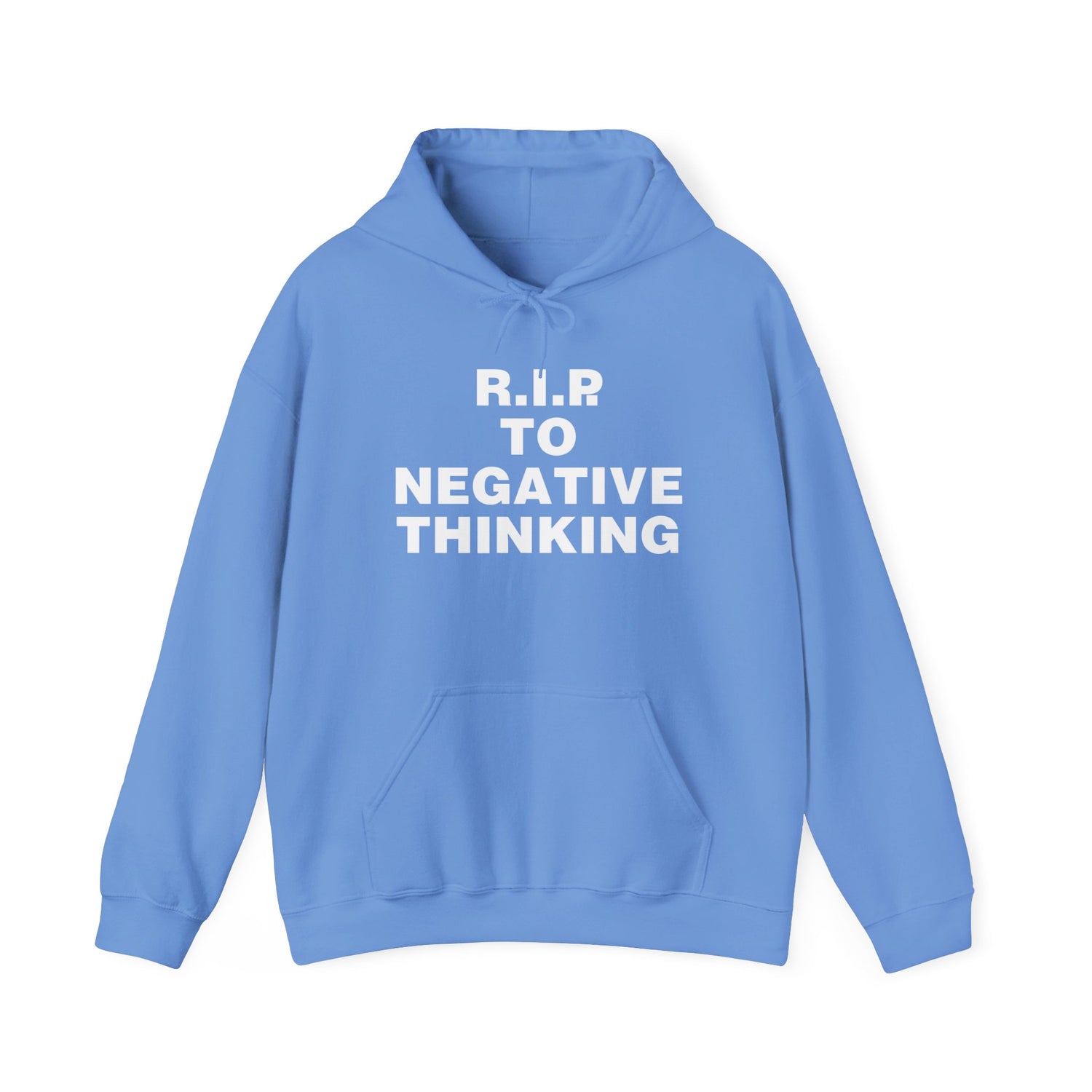 R.I.P. to Negative Thinking Unisex Heavy Blend™ Hooded Sweatshirt - Positive Vibes Apparel