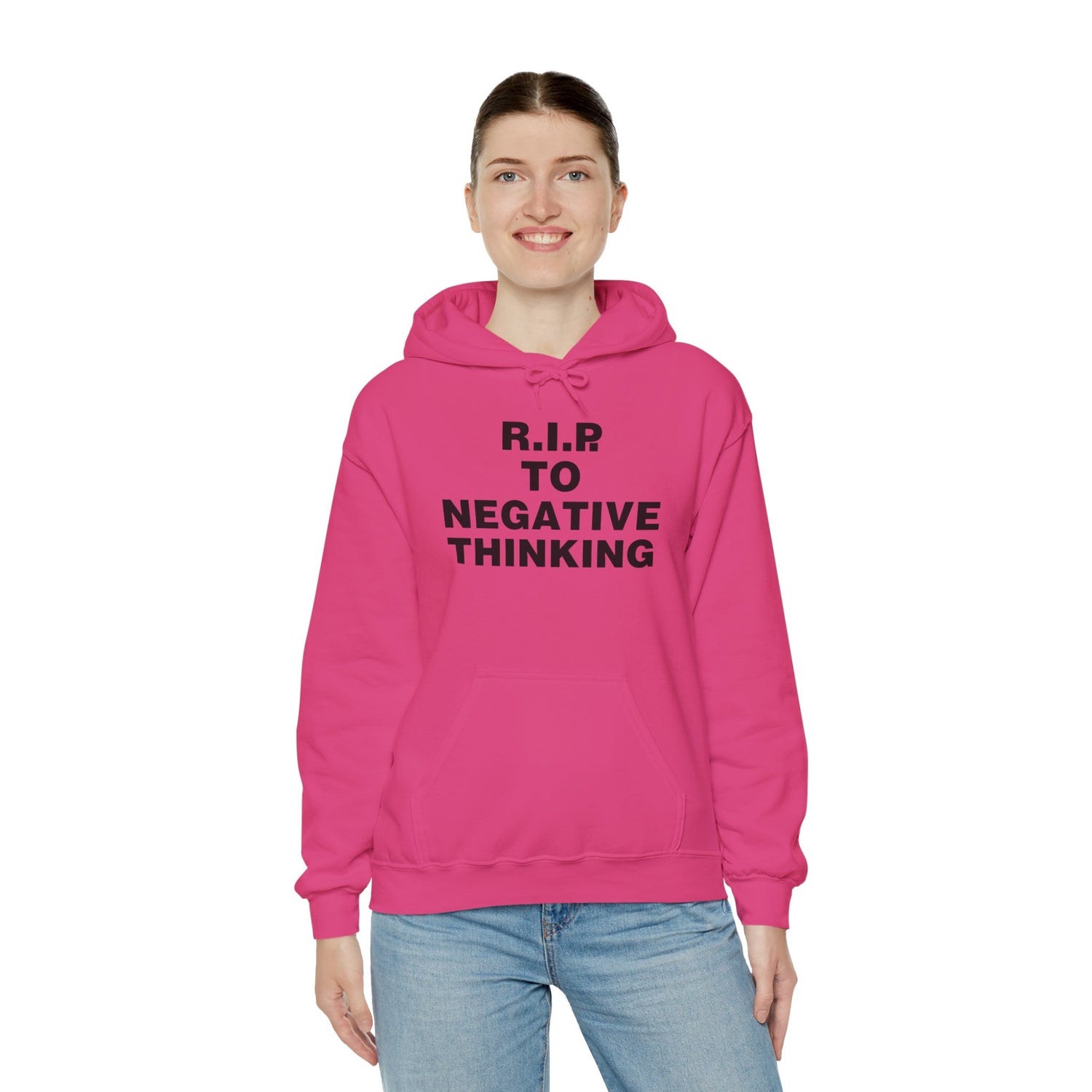 R.I.P. to Negative Thinking Unisex Heavy Blend™ Hooded Sweatshirt