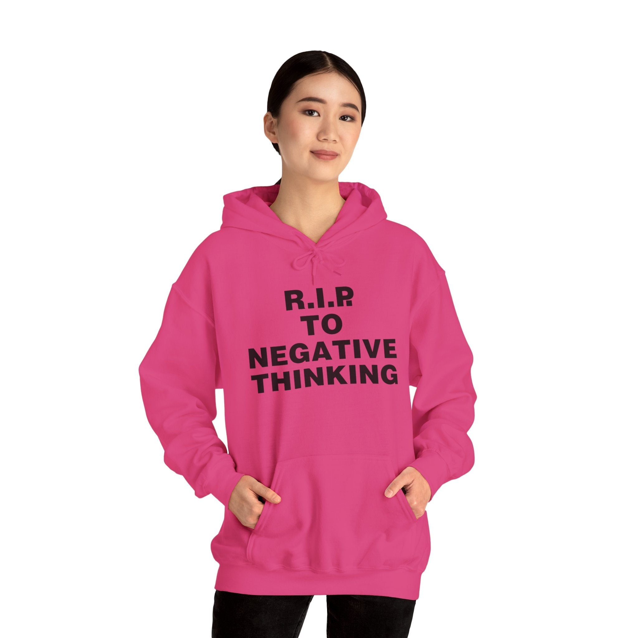 R.I.P. to Negative Thinking Unisex Heavy Blend™ Hooded Sweatshirt