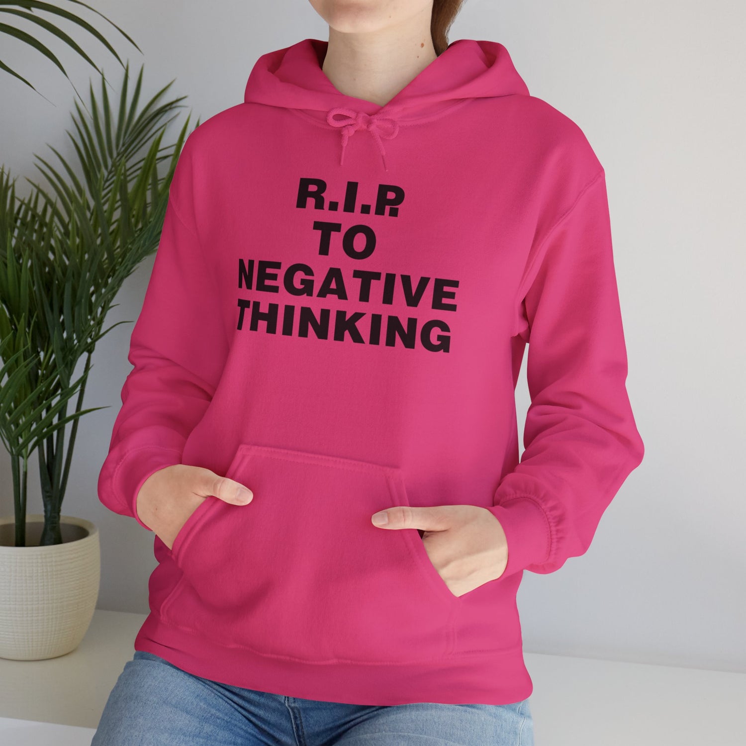 R.I.P. to Negative Thinking Unisex Heavy Blend™ Hooded Sweatshirt