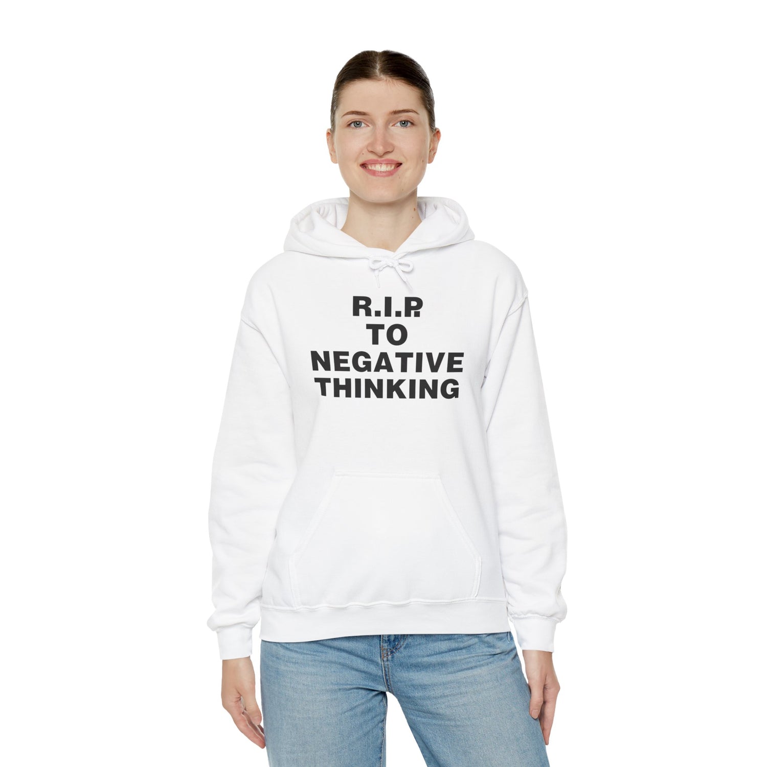 R.I.P. to Negative Thinking Unisex Heavy Blend™ Hooded Sweatshirt