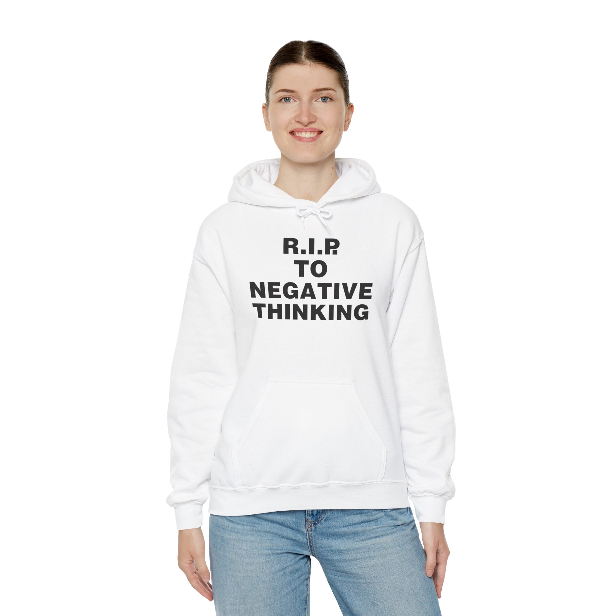 R.I.P. to Negative Thinking Unisex Heavy Blend™ Hooded Sweatshirt