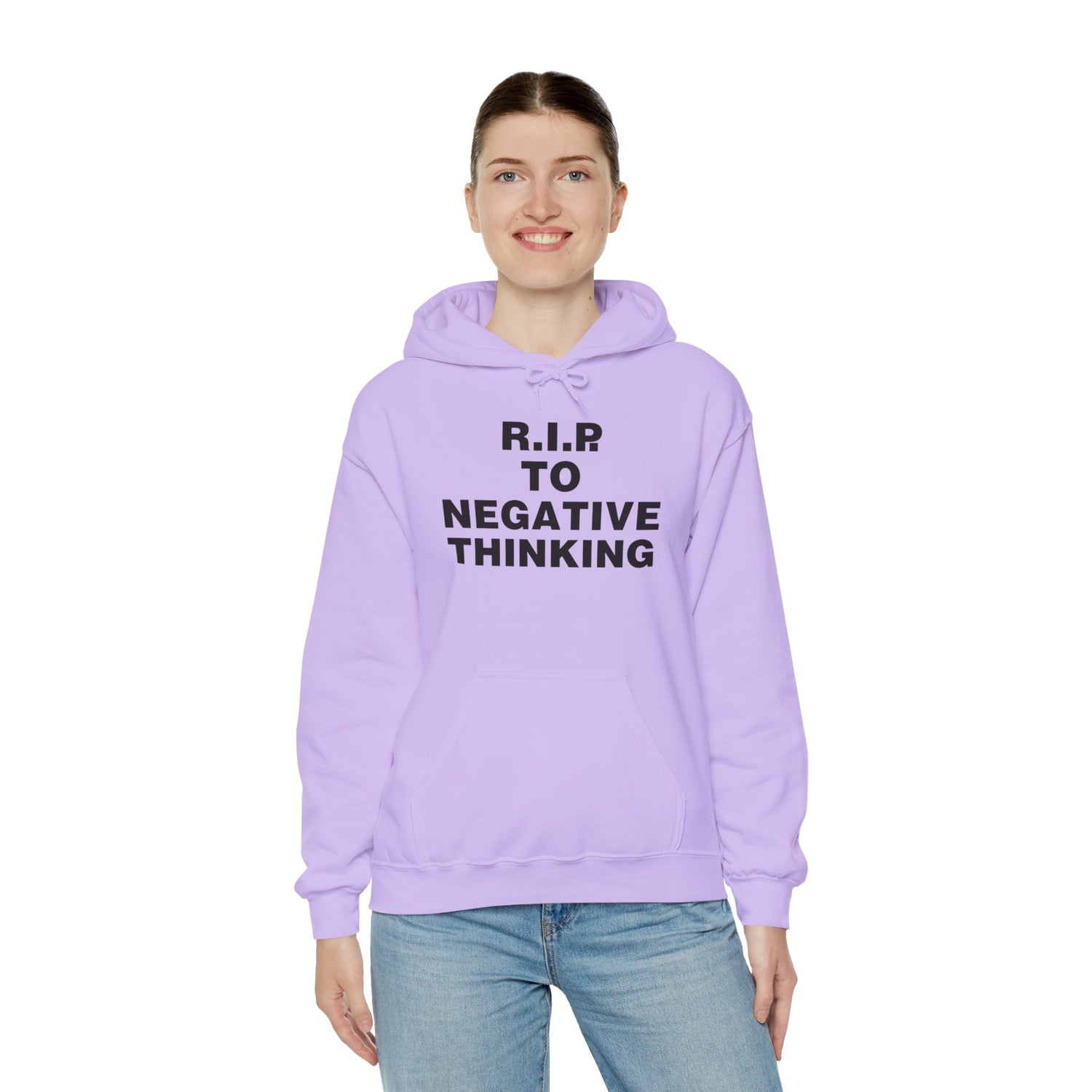 R.I.P. to Negative Thinking Unisex Heavy Blend™ Hooded Sweatshirt