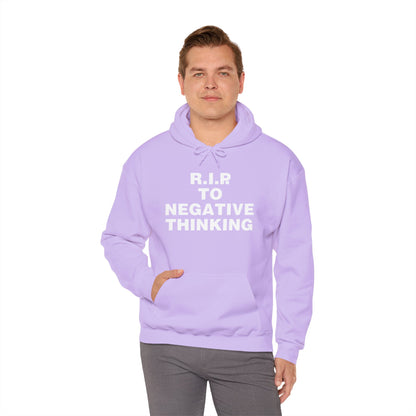 R.I.P. to Negative Thinking Unisex Heavy Blend™ Hooded Sweatshirt - Positive Vibes Apparel