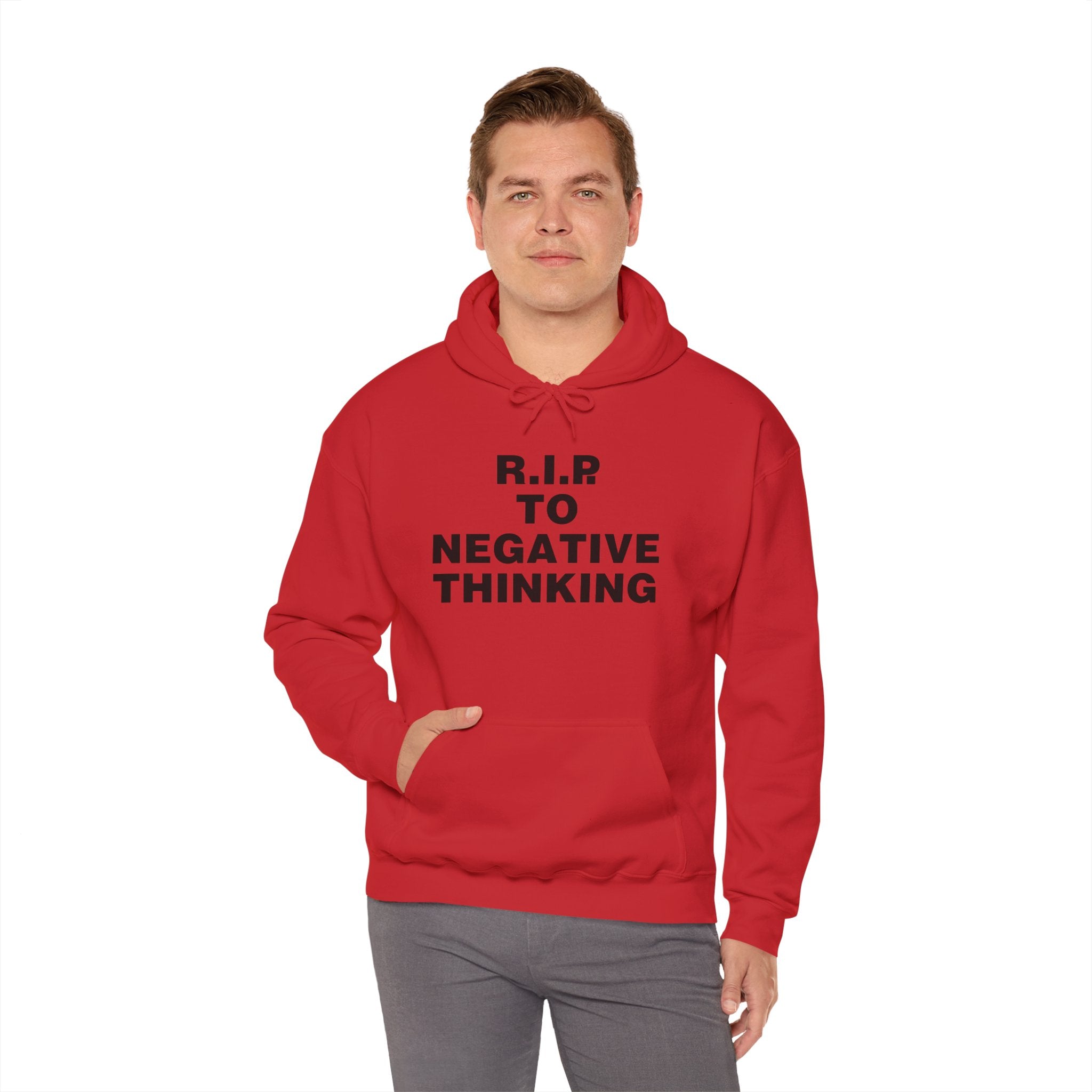 R.I.P. to Negative Thinking Unisex Heavy Blend™ Hooded Sweatshirt