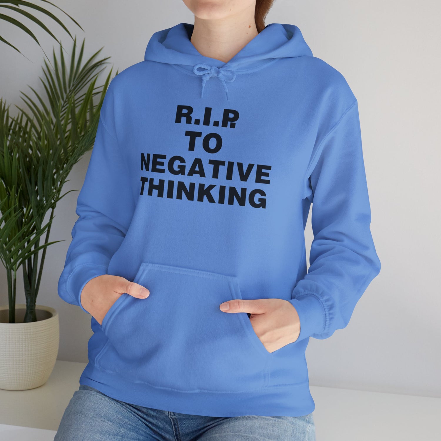 R.I.P. to Negative Thinking Unisex Heavy Blend™ Hooded Sweatshirt