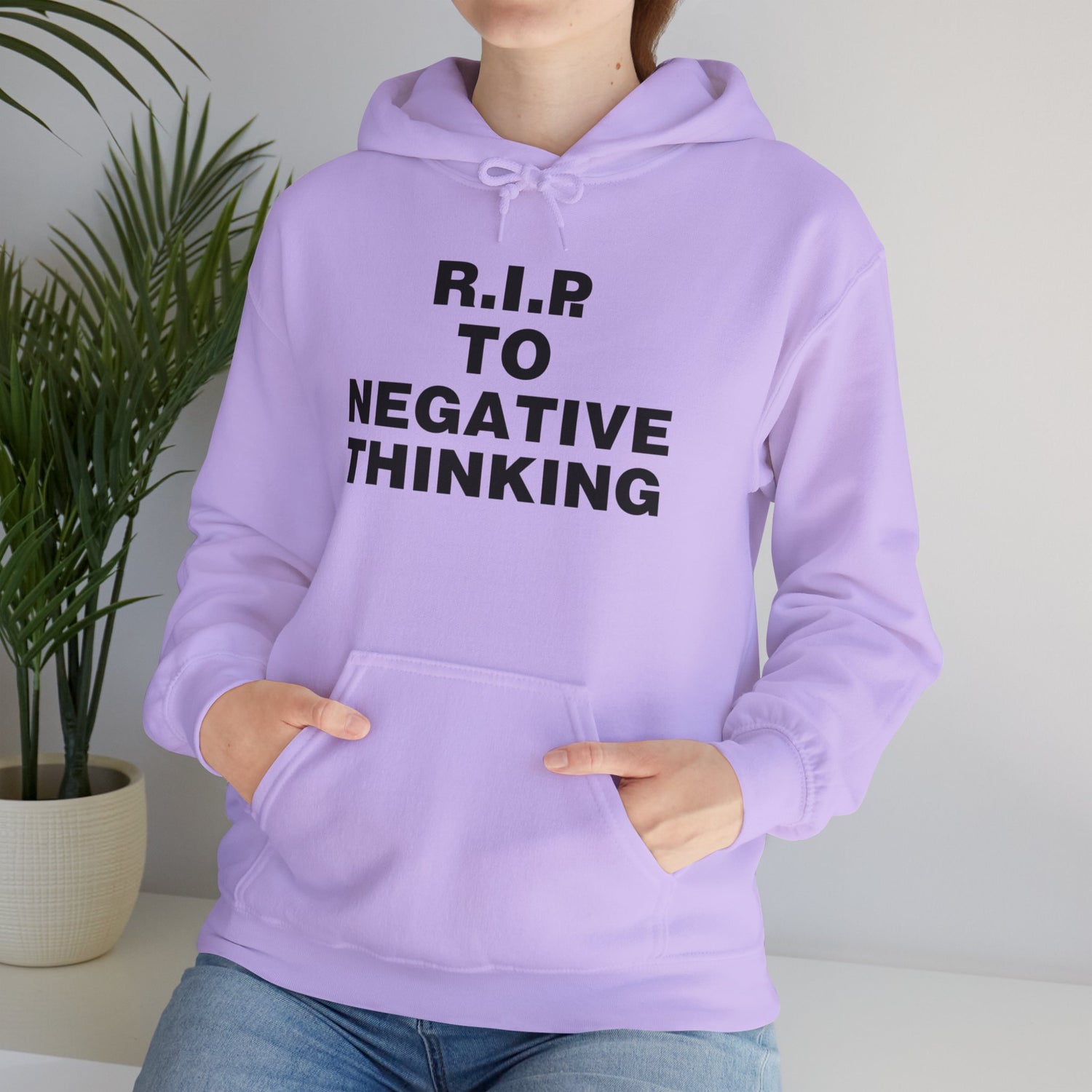 R.I.P. to Negative Thinking Unisex Heavy Blend™ Hooded Sweatshirt