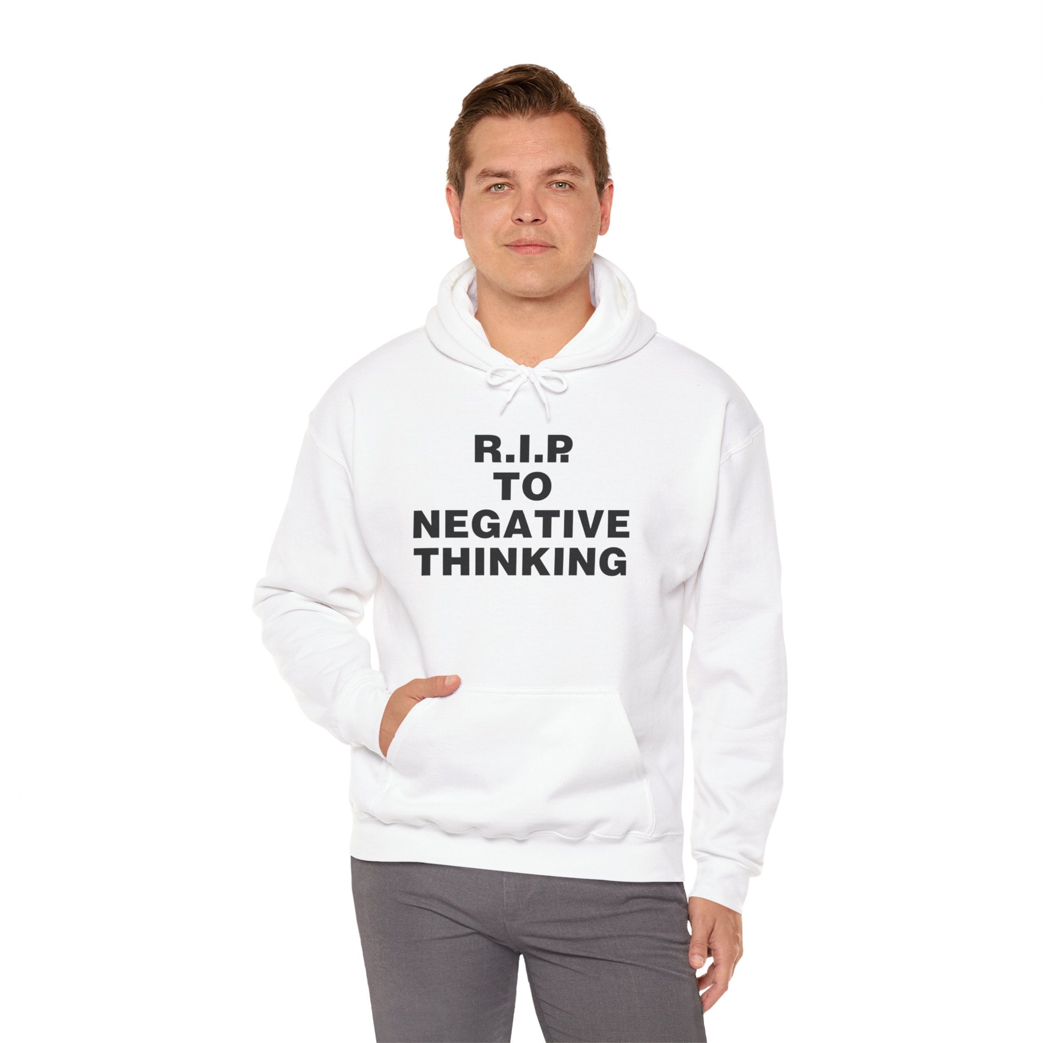 R.I.P. to Negative Thinking Unisex Heavy Blend™ Hooded Sweatshirt