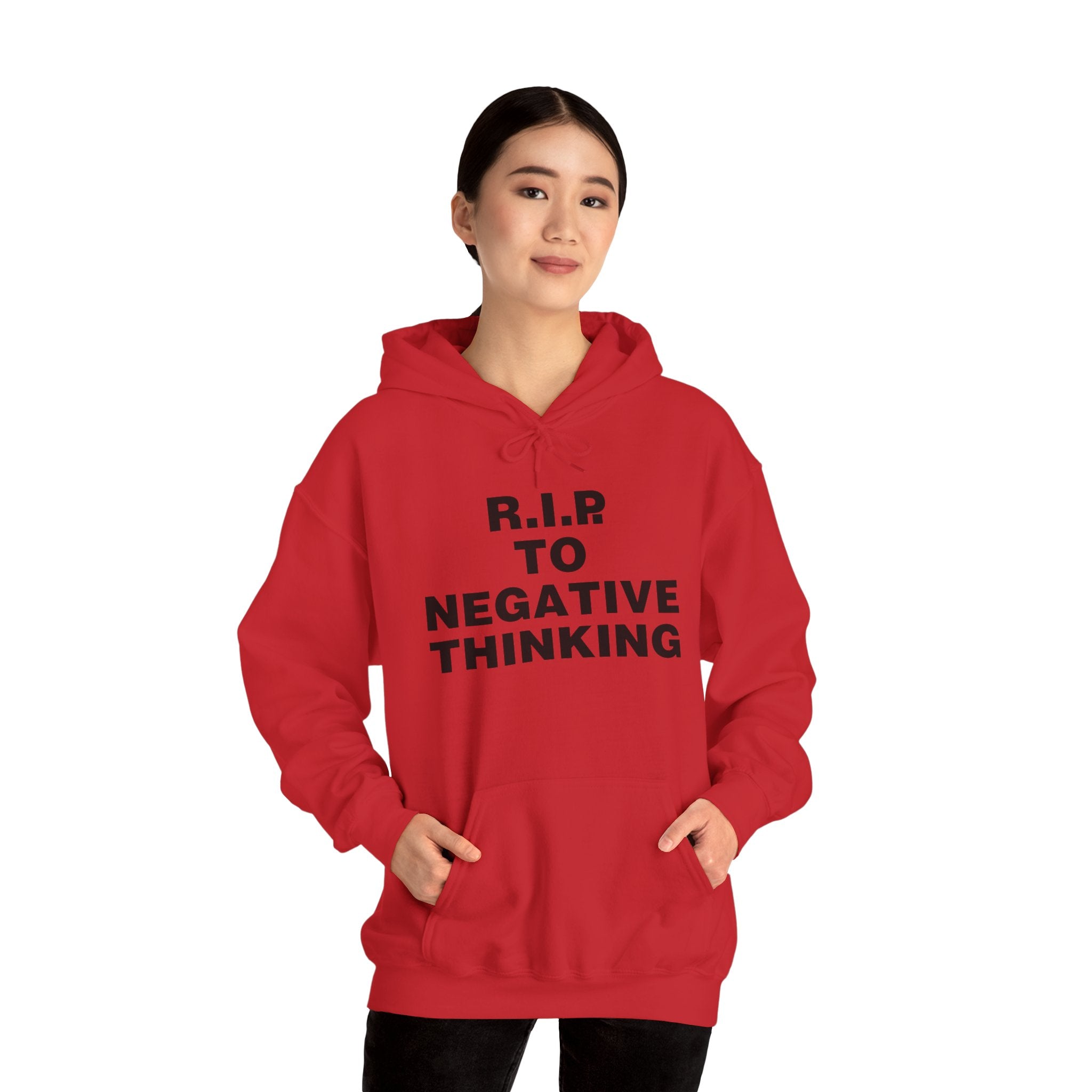 R.I.P. to Negative Thinking Unisex Heavy Blend™ Hooded Sweatshirt