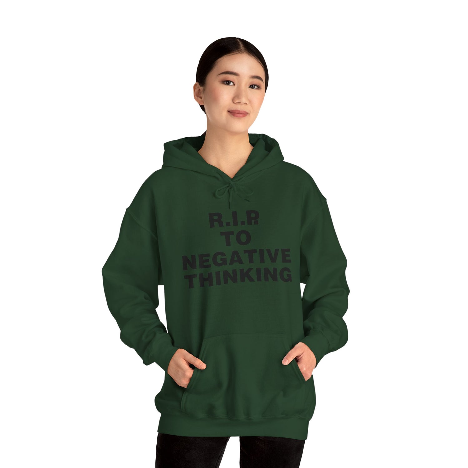 R.I.P. to Negative Thinking Unisex Heavy Blend™ Hooded Sweatshirt