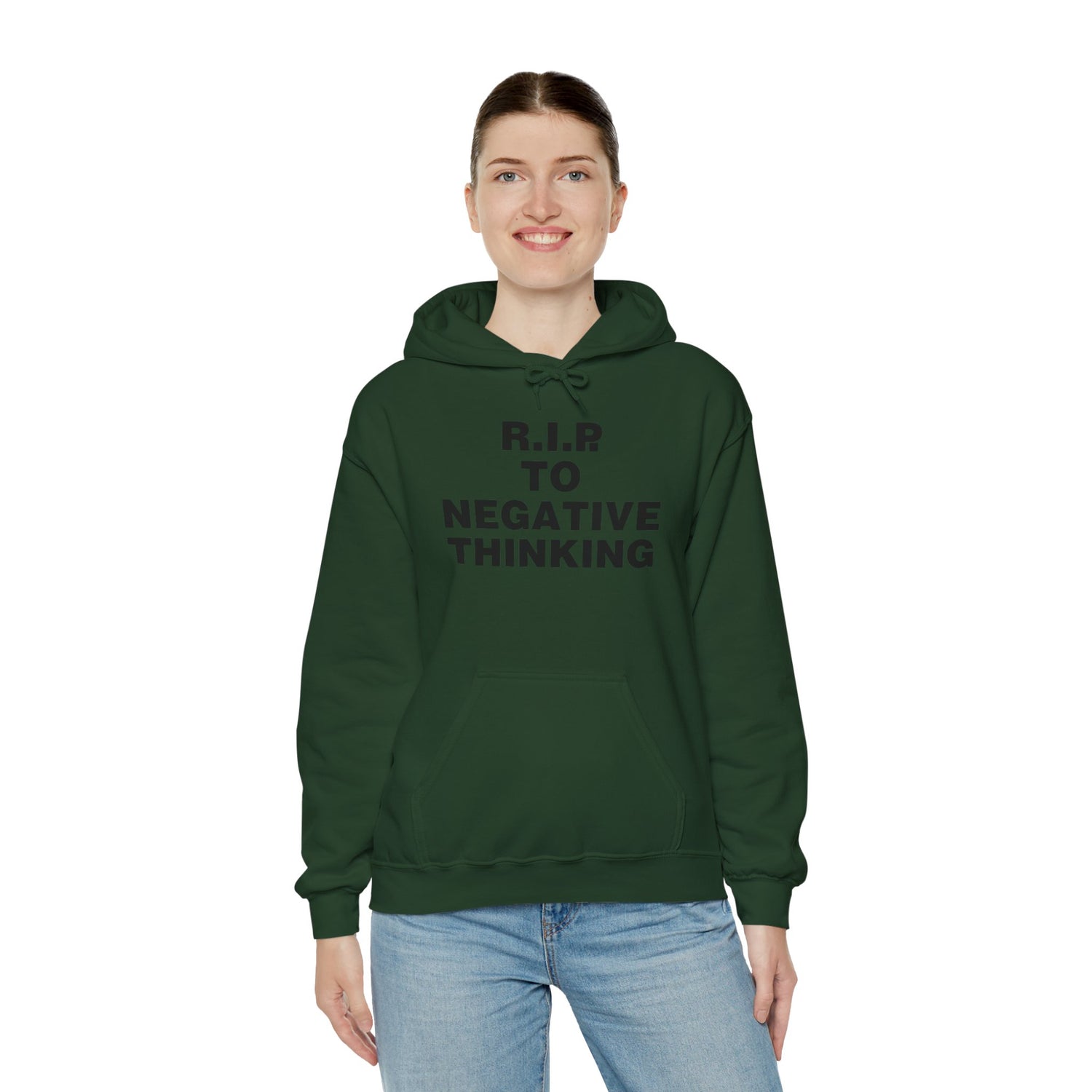 R.I.P. to Negative Thinking Unisex Heavy Blend™ Hooded Sweatshirt