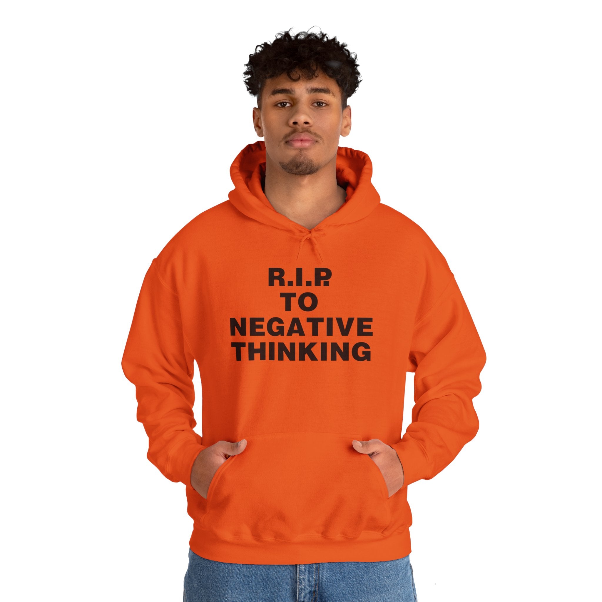 R.I.P. to Negative Thinking Unisex Heavy Blend™ Hooded Sweatshirt